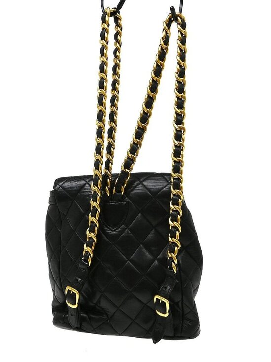 Chanel Black Lambskin Large Duma Backpack NQ09406 main image 4